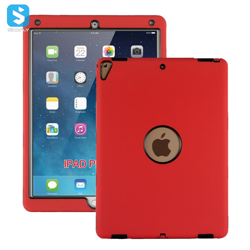 3 in 1 PC silicone case for iPad Pro 12.9 2017